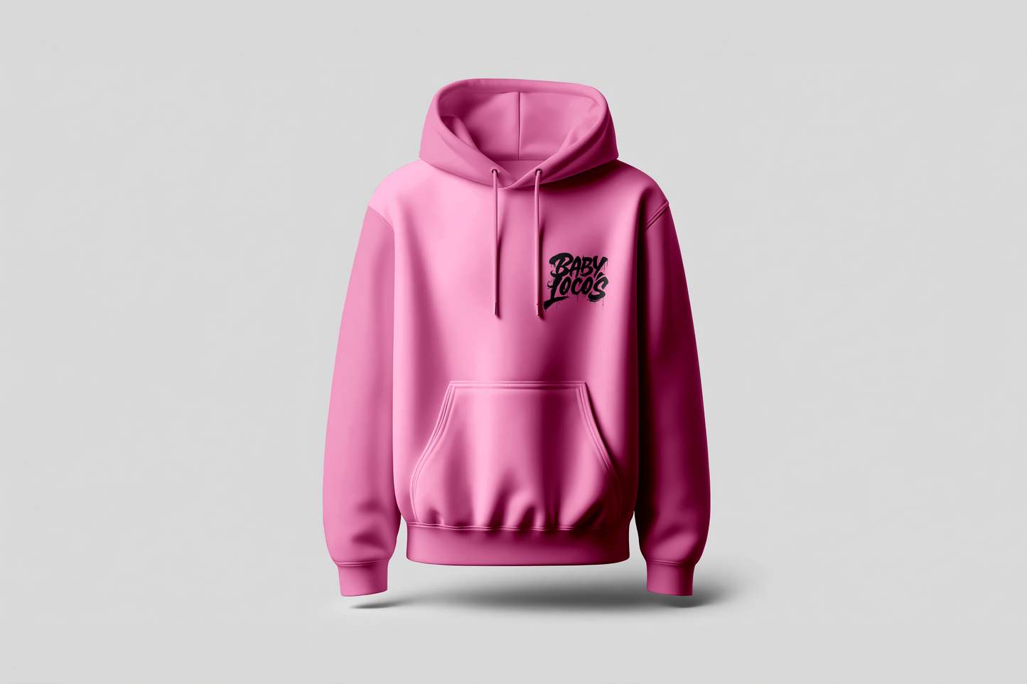 Baby Locos Premium Hoodie-Black "Baby Locos" Logo