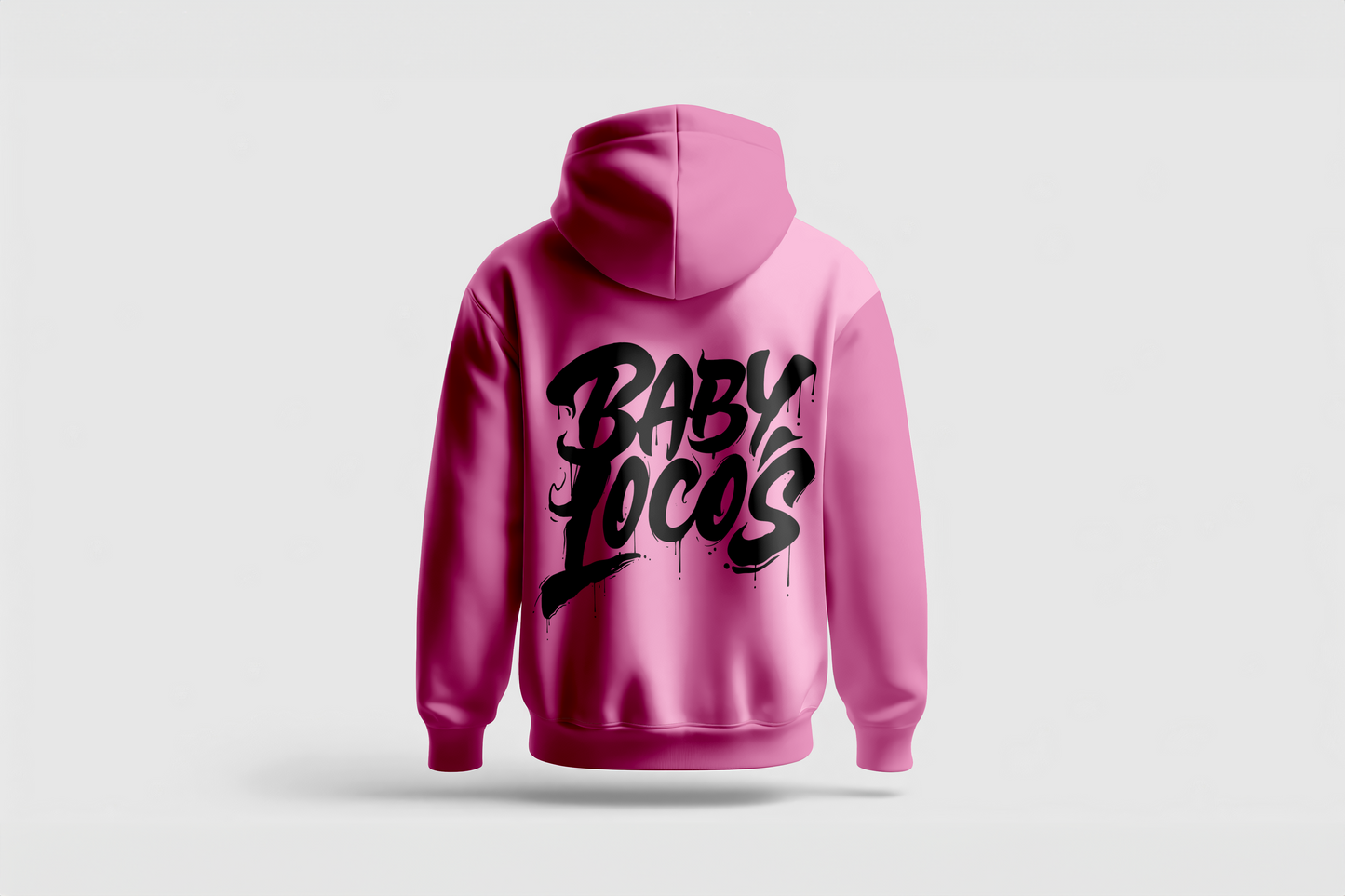 Baby Locos Premium Hoodie-Black "Baby Locos" Logo