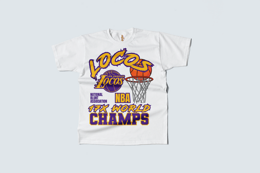 Go Loco Courtside - Black/White - Premium T-Shirt - "World Champs"