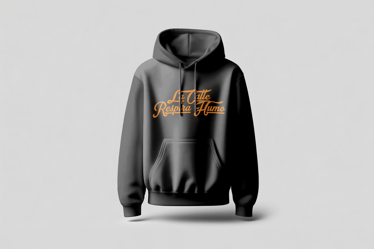 Go Loco Premium Black Hoodie-“La Calle Respira Humo”-“The Streets Breathe Smoke”