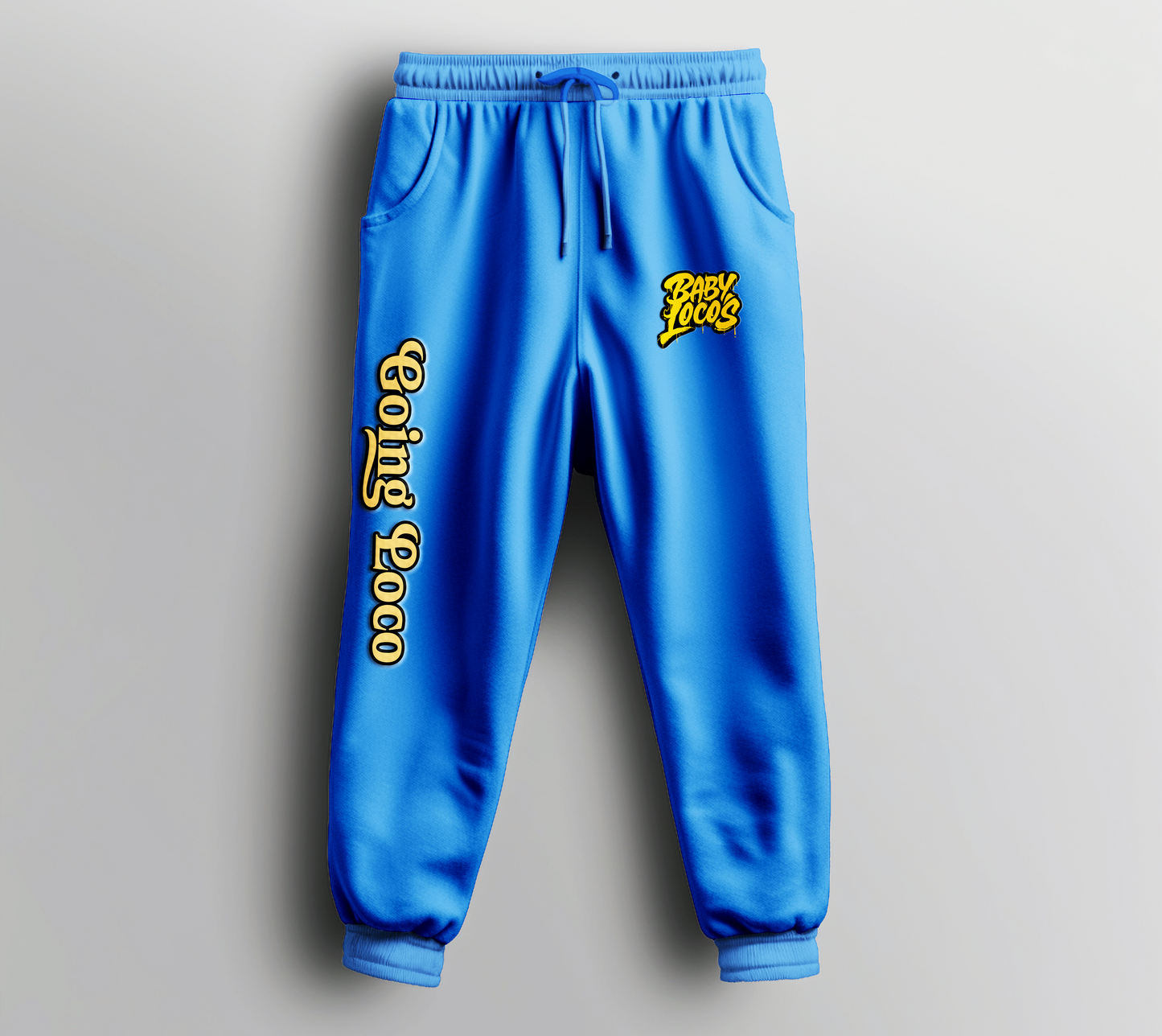 Baby Locos-Premium Sweatpants-Black & Yellow-"Going Loco"