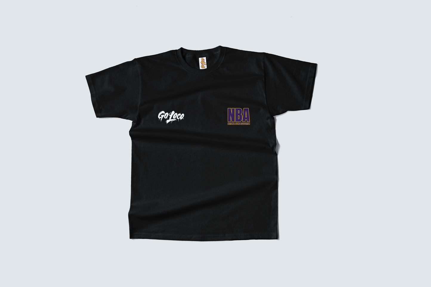 Go Loco Courtside - Black/White - Premium T-Shirt - "NBA"