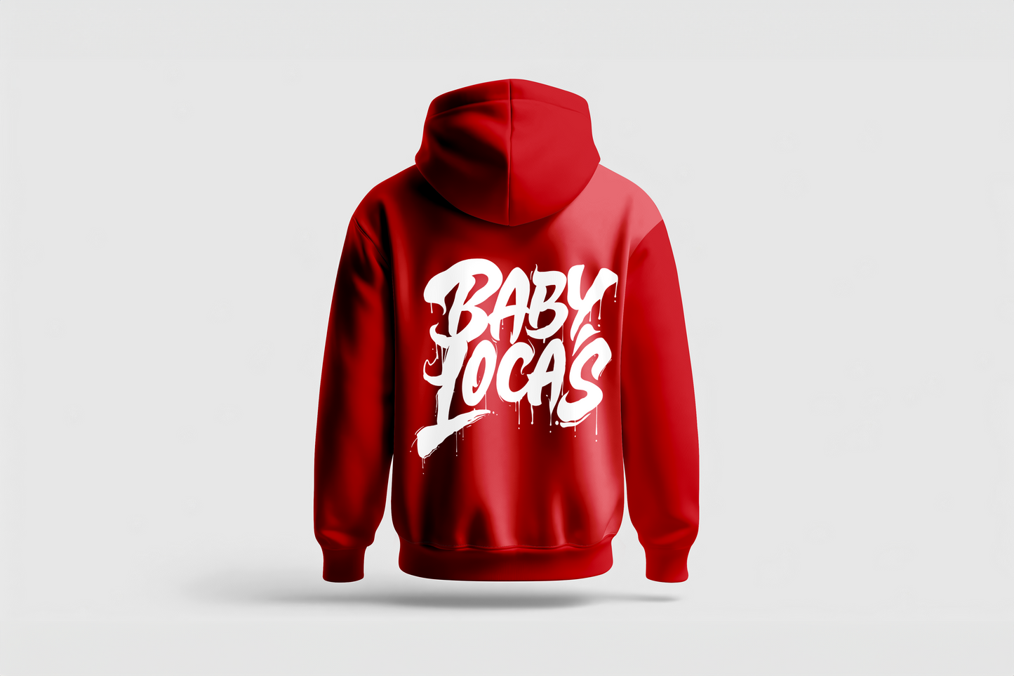 Baby Locos Premium Hoodie-White "Baby Locos" Logo