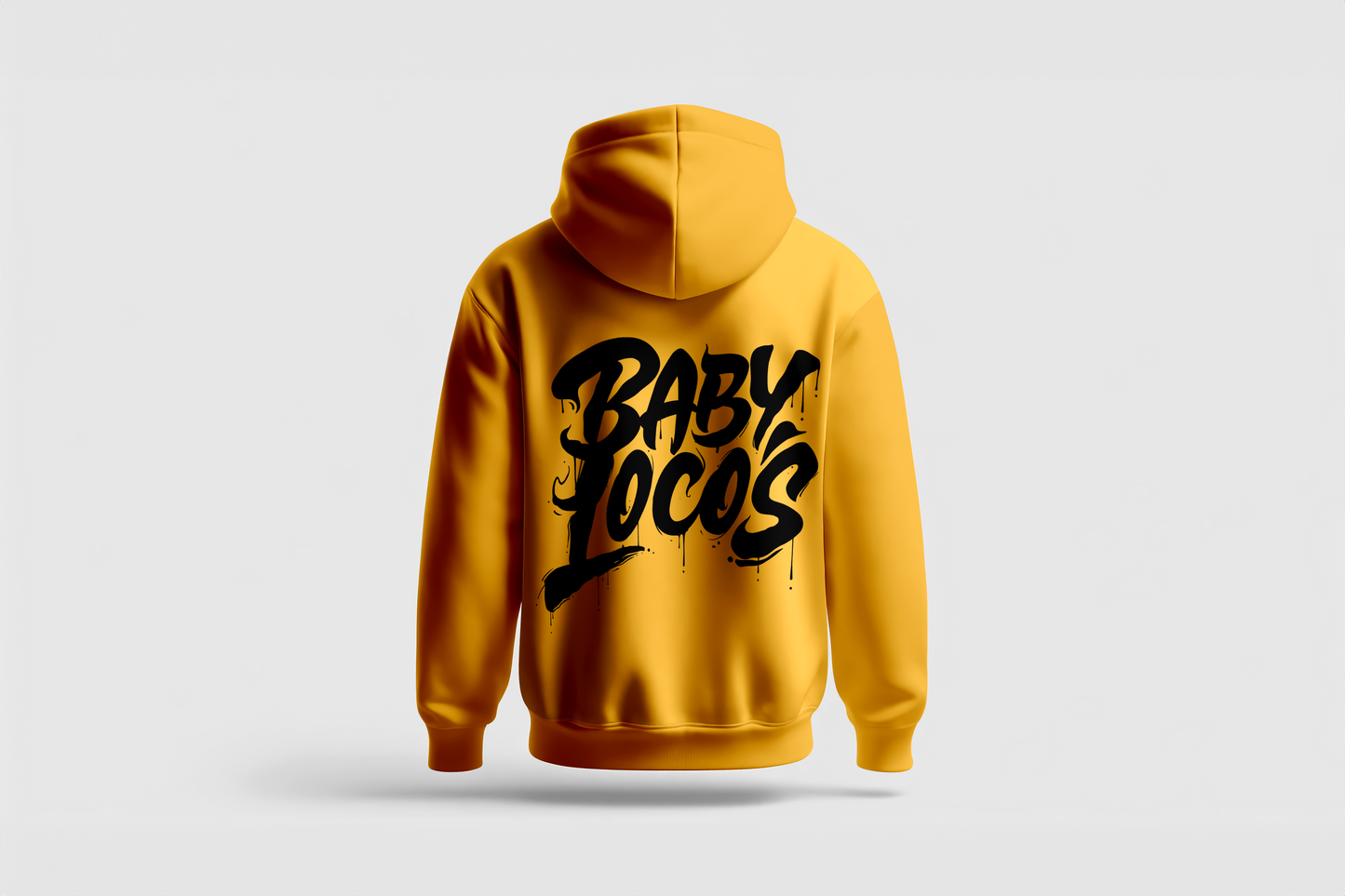Baby Locos Premium Hoodie-Black "Baby Locos" Logo