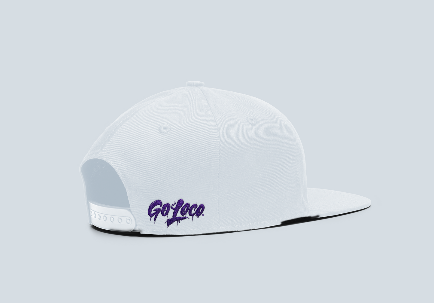 Go Loco Courtside - Black/White - Snap Back Hat - "LA, Western Conference"