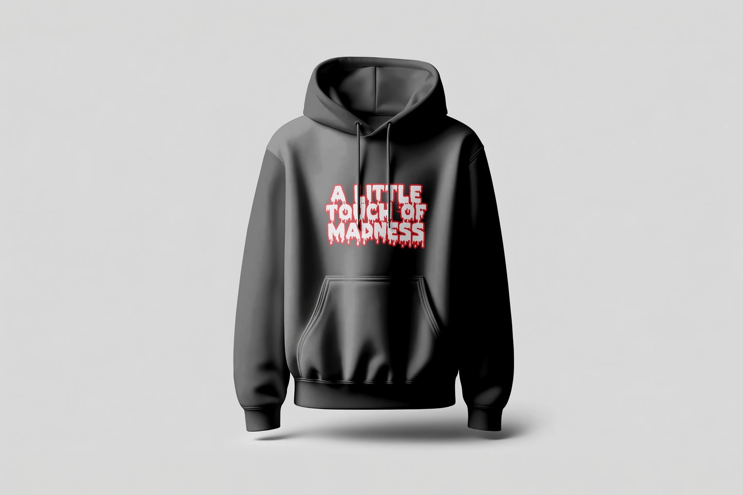 Go Loco Premium Black Hoodie-"Little Touch of Madness"-"Un Toquecito de Locura”