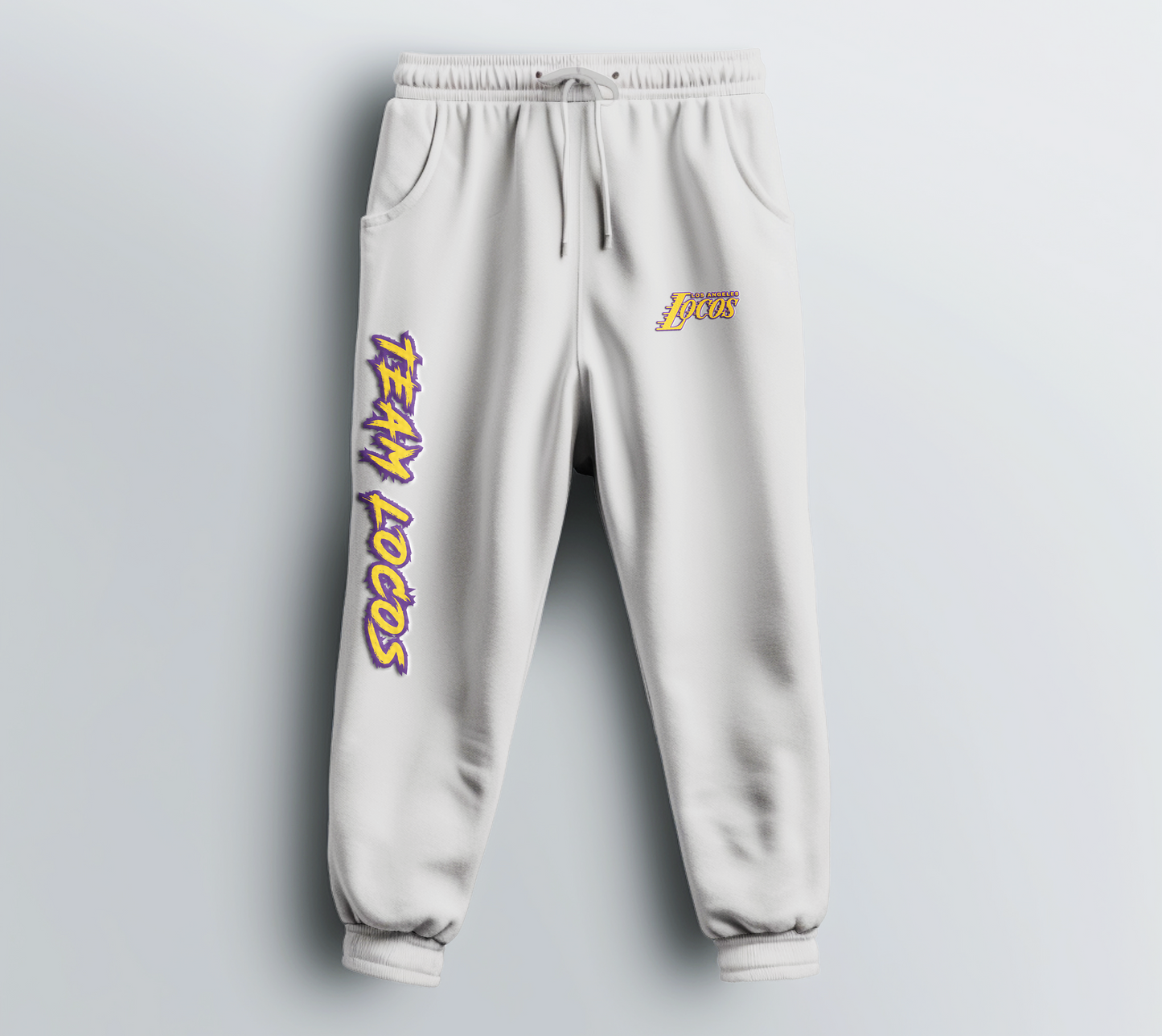 Go Loco Courtside - Black/White - Premium Sweatpants - "Team Locos"