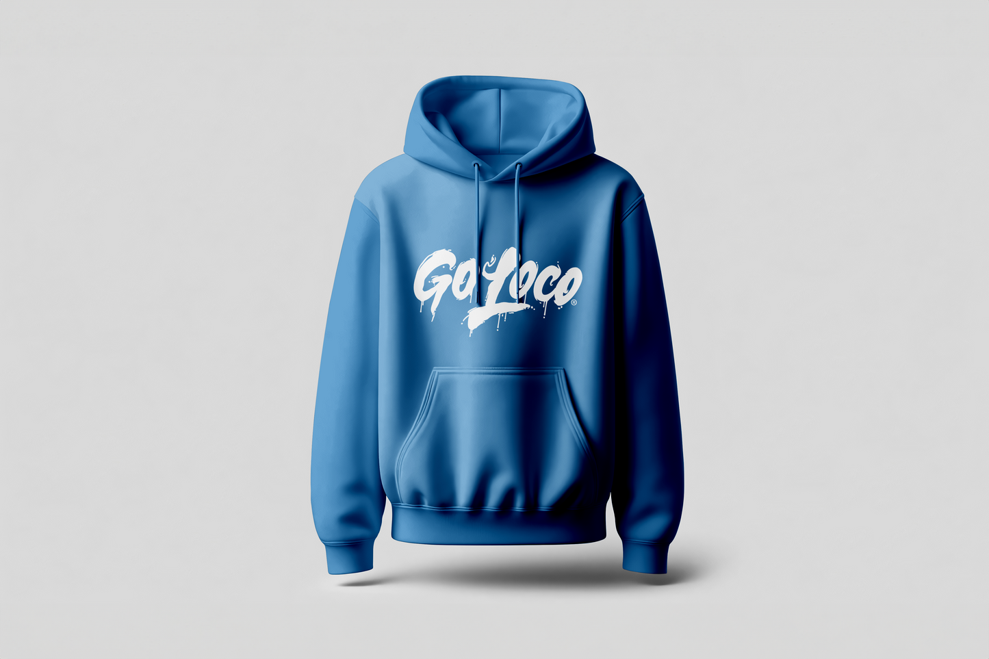 Go Loco x LA Premium Blue Hoodie - "MLB"