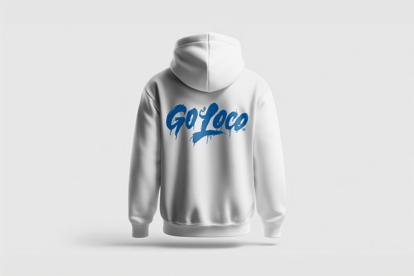 Go Loco x LA Premium White & Blue Hoodie - "Team LA"