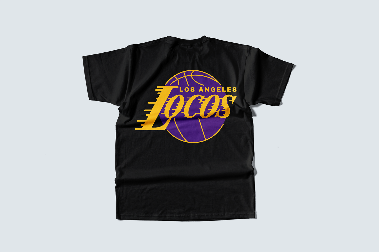Go Loco Courtside - Black/White - Premium T-Shirt - "Los Angeles, Locos"