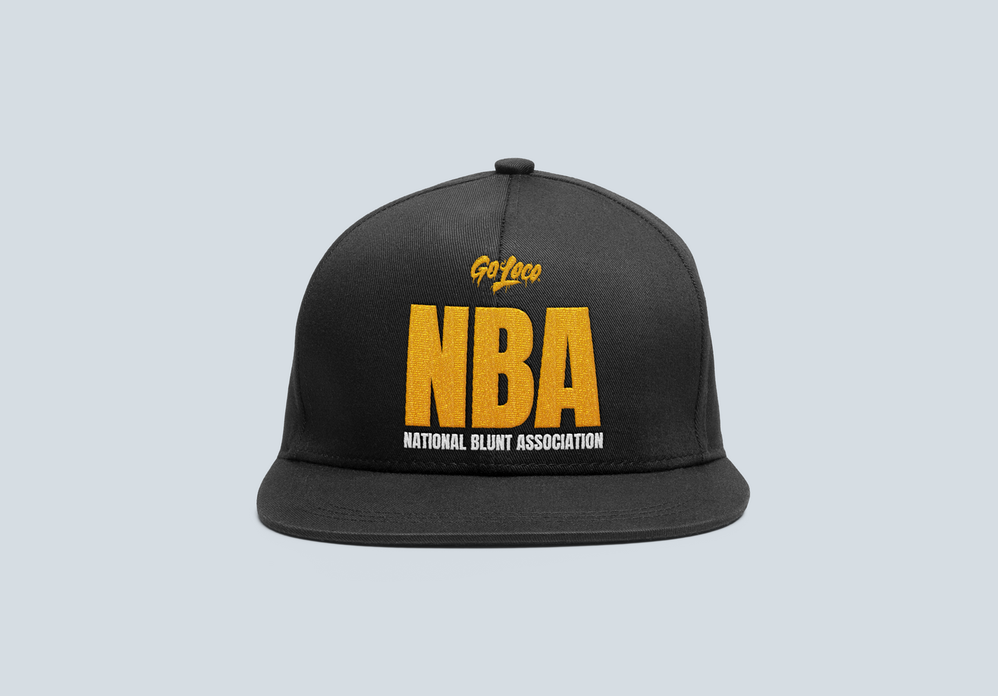 Go Loco Courtside - Black/White - Snap Back Hat - "NBA"