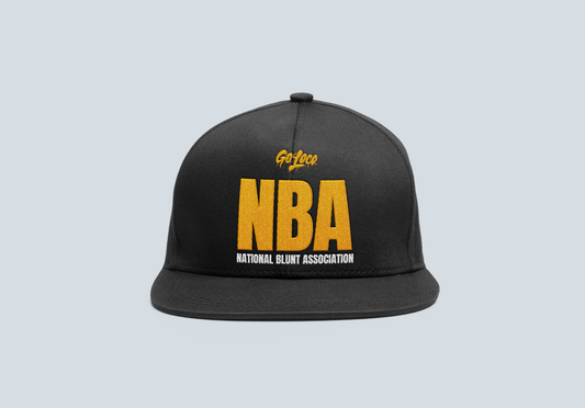 Go Loco Courtside - Black/White - Snap Back Hat - "NBA"