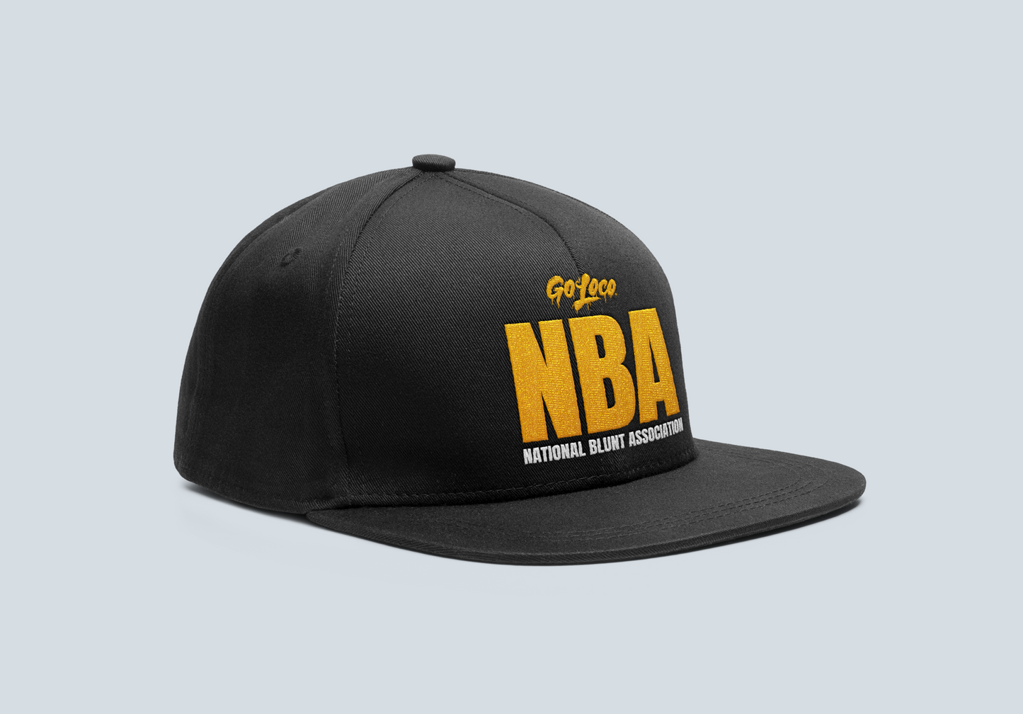 Go Loco Courtside - Black/White - Snap Back Hat - "NBA"
