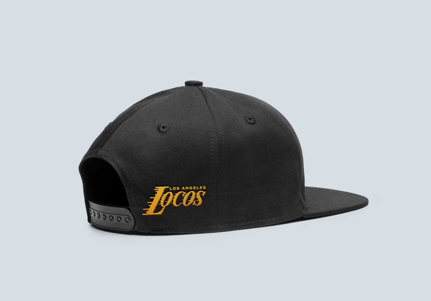 Go Loco Courtside - Black - Snap Back Hat - "Los Angeles, Locos"