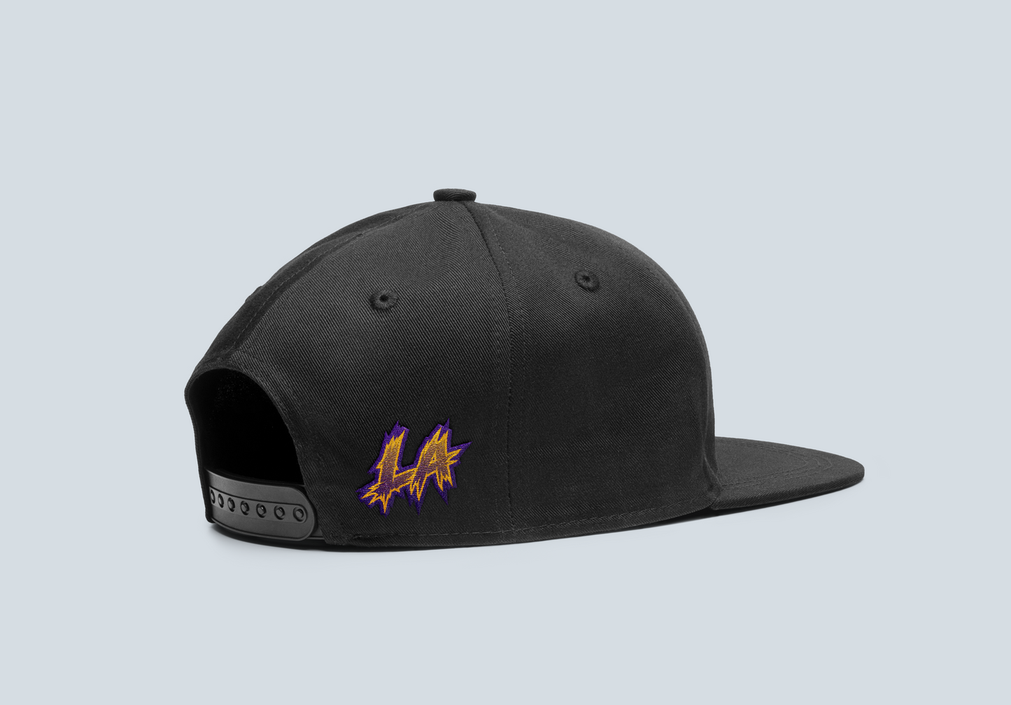 Go Loco Courtside - Black/White - Snap Back Hat - "Go Loco Logo"