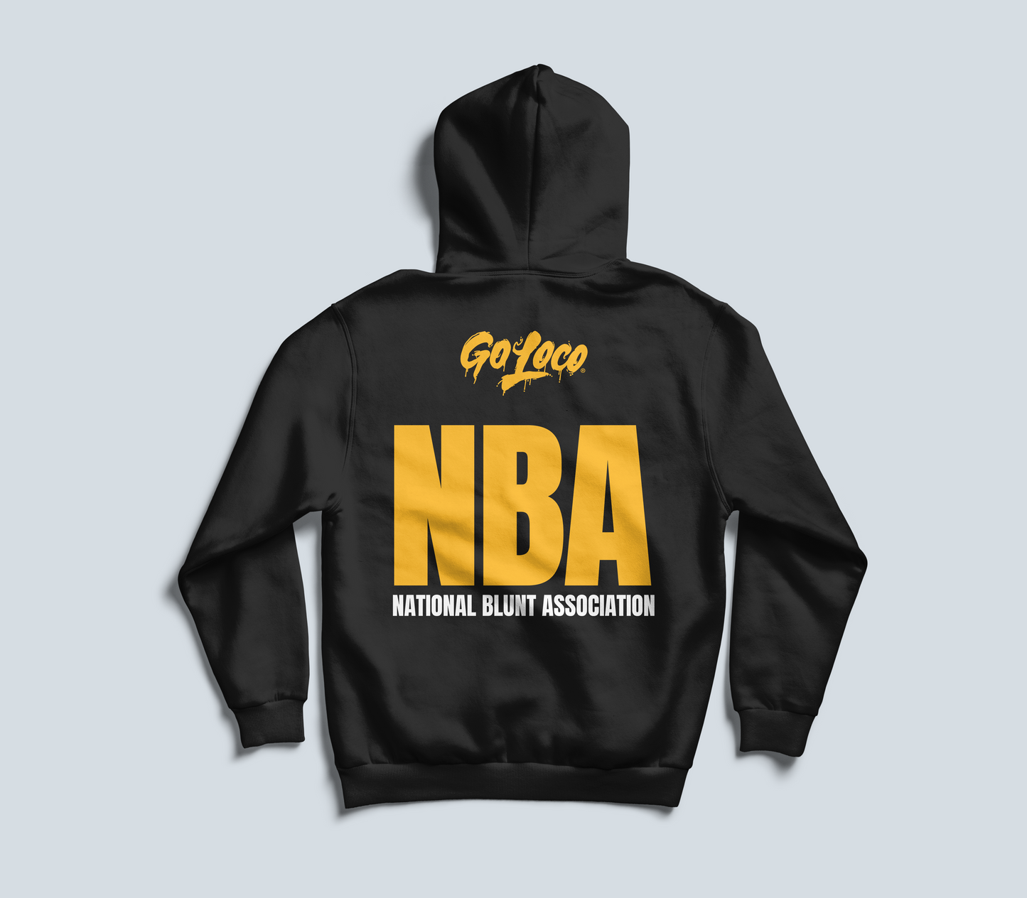 Go Loco Courtside - Black/White - Premium Hoodie - "NBA"