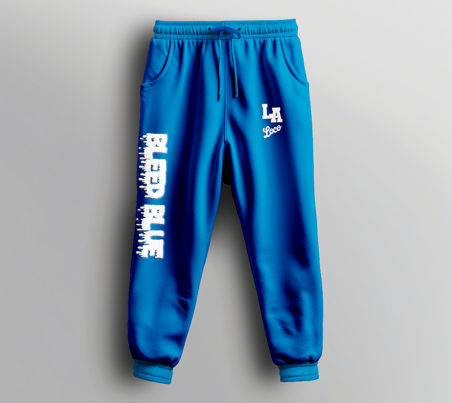 Go Loco x LA - Premium Sweatpants - "Bleed Blue"