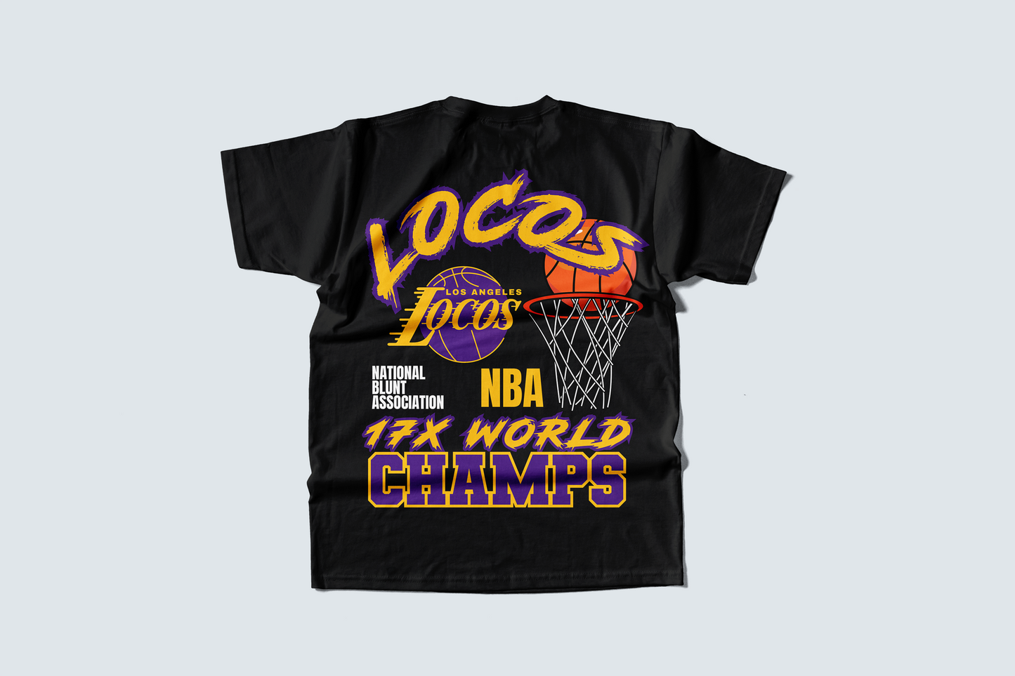 Go Loco Courtside - Black/White - Premium T-Shirt - "World Champs"