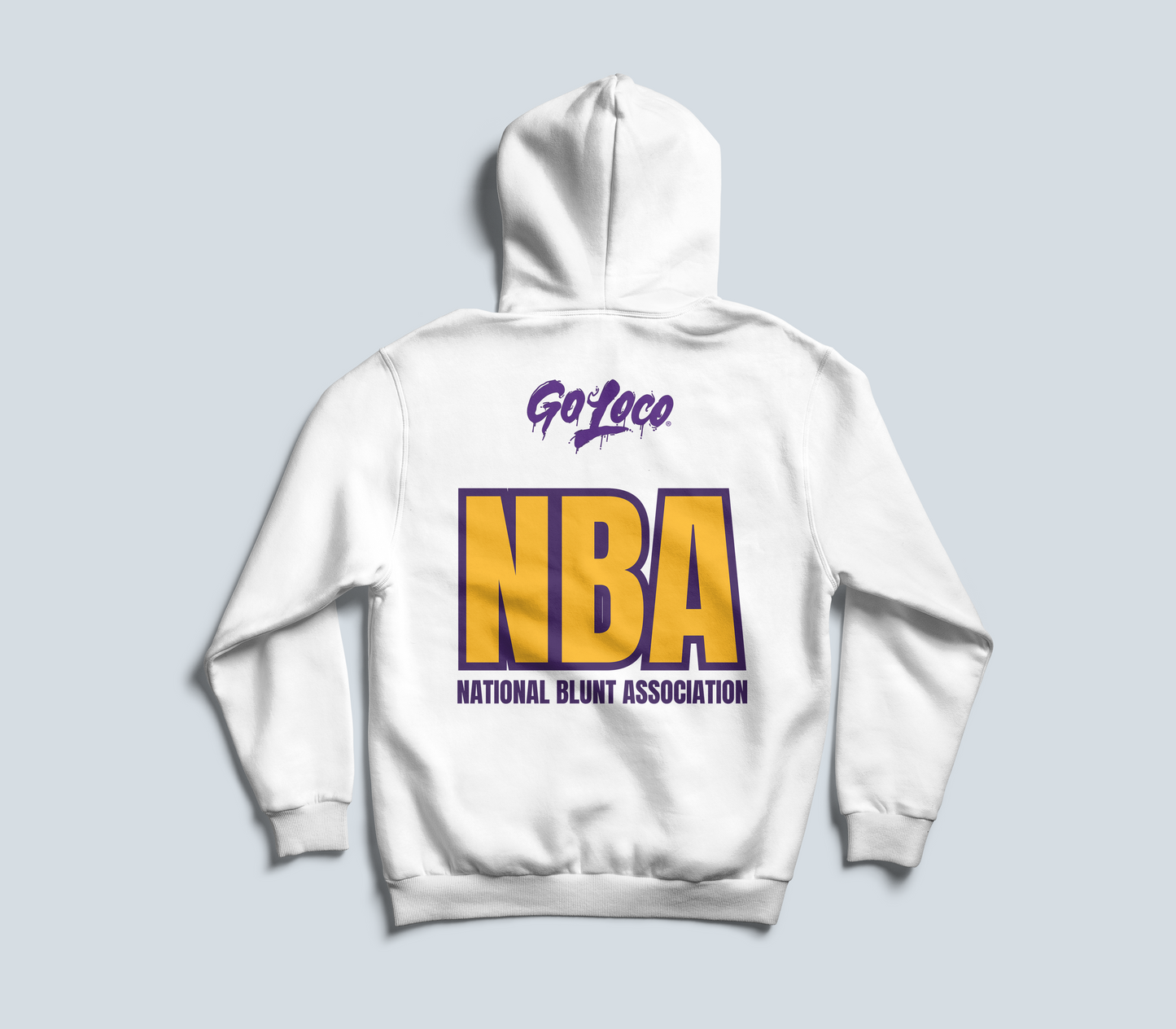 Go Loco Courtside - Black/White - Premium Hoodie - "NBA"