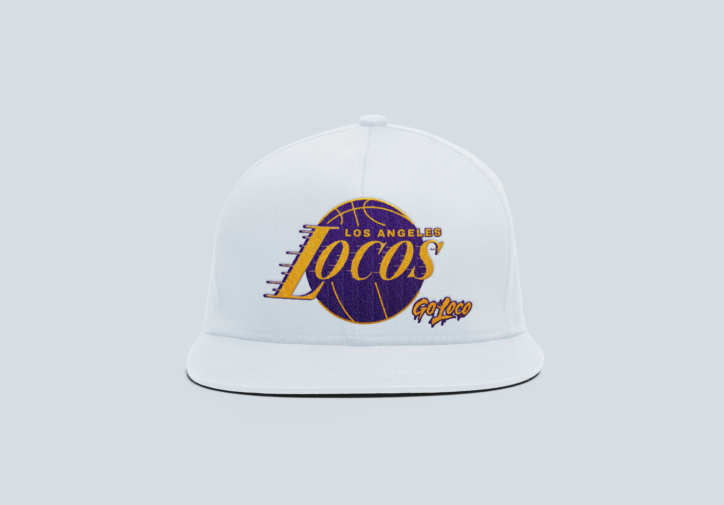 Go Loco Courtside - Black - Snap Back Hat - "Los Angeles, Locos"