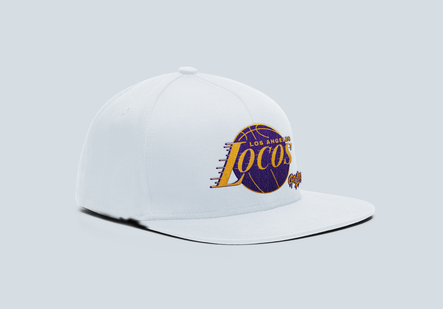 Go Loco Courtside - Black - Snap Back Hat - "Los Angeles, Locos"