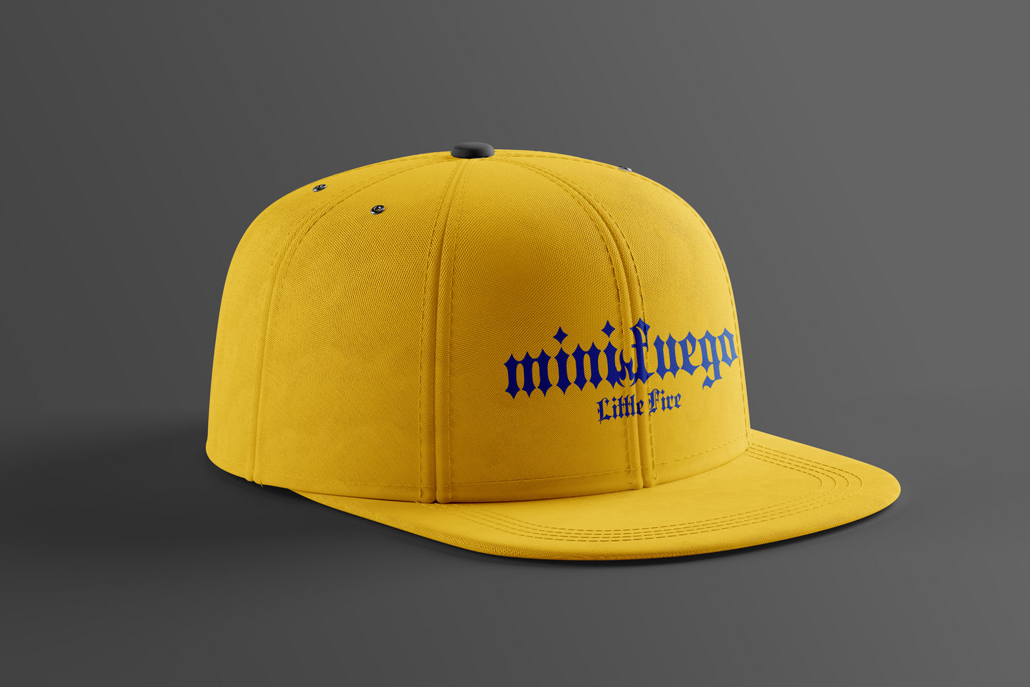 Baby Locas-Snapback Hat-Blue-“Mini Fuego"-"Little Fire"