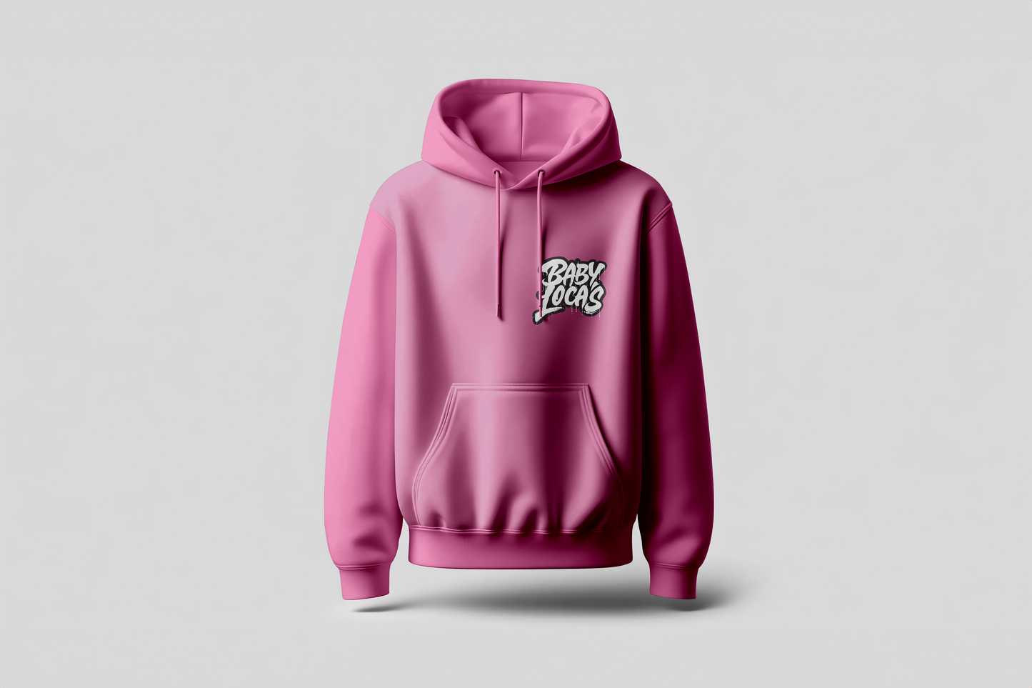 Baby Locos Premium Hoodie-Black & White "Baby Locos" Logo