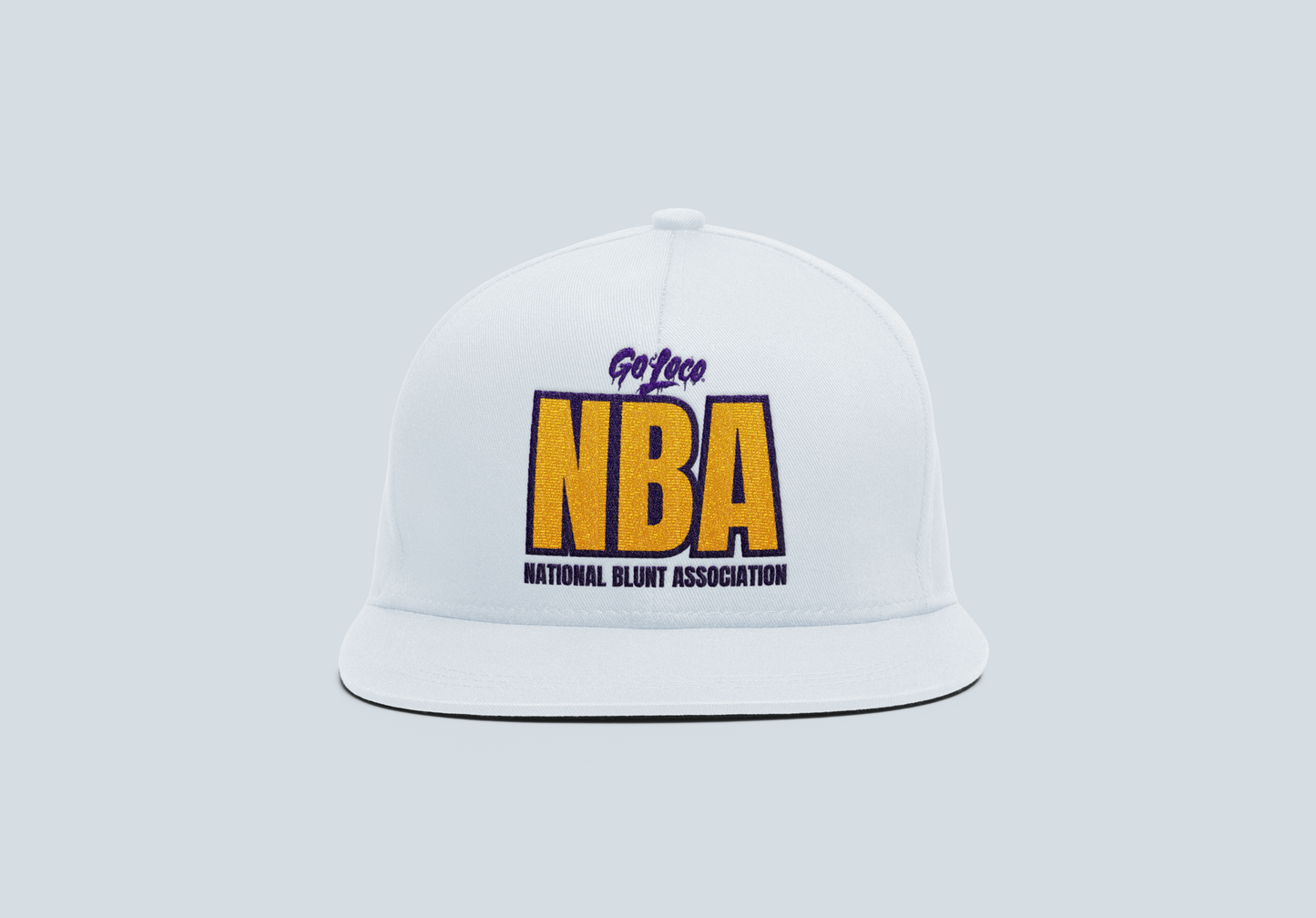 Go Loco Courtside - Black/White - Snap Back Hat - "NBA"