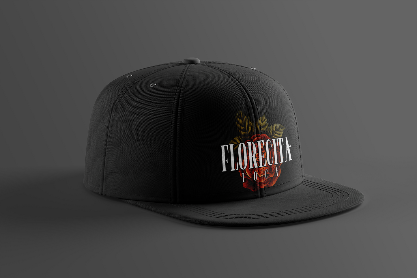 Baby Locas-Snapback Hat-“Little Crazy Flower”-“Florecita Loca"